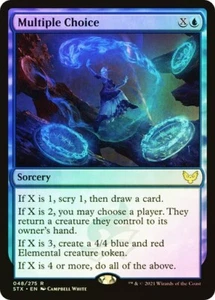 Multiple Choice FOIL - 048/275 - Rare - Strixhaven STX MTG - Picture 1 of 1
