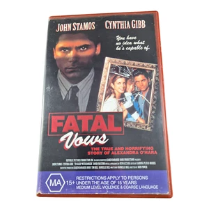 FATAL VOWS - VHS - AUS PAL - Stamos Gibb Home Cinema - Picture 1 of 5