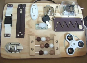 Assistex Adults Sensory Fidget Busy Board Dementia Memory Calming - Picture 1 of 3