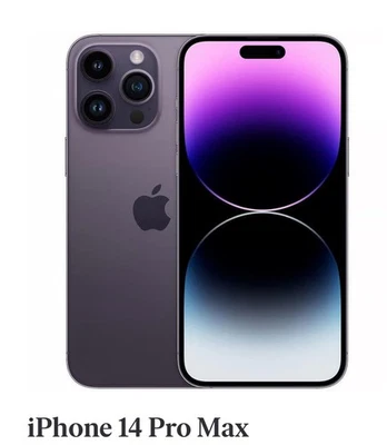 APPLE iPhone 14 Pro Max 128GB Viola scuro Con 4 COVER - Immagine 1 di 2