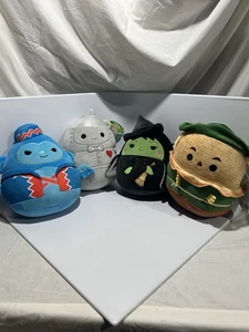 4 Wizard of Oz Squishmallows 85th anniversary Tin man scarecrow monkey witch - Picture 1 of 15