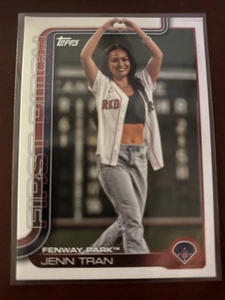 2025 Topps Series 2 Baseball RARE FIRST PITCH FP2-4 Jenn Tran - Boston Red Sox - Picture 1 of 2