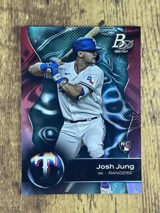 2023 Bowman Platinum - Josh Jung #1 Aqua Ice Foil /250 (RC) - Bild 1 von 2