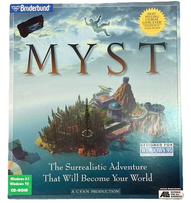 MYST (Windows CD-ROM) Big Box - With Unused Journal And Other Inserts - Image 1 of 4