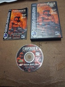 Crusader No Remorse Sega Saturn Game Complete with Manual