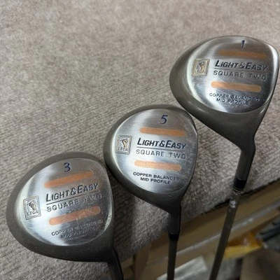 Controlador de golf LPGA cuadrado dos ligeros y fácil 1 3 5 madera grafito cobre equilibrado diestro Foto 1 de 4