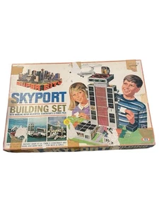 Vintage 1968 Ideal Super City Skyport Building Set NOT COMPLETE - Picture 1 of 9