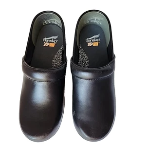 Zueco de cuero negro Dansko XP 2.0 para mujer talla EU 38 US 7.5 8 cómodo - Imagen 1 de 14