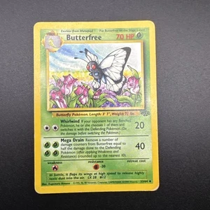 Pokémon TCG Butterfree Jungle 33/64 Regular Unlimited Uncommon - LP - Picture 1 of 2