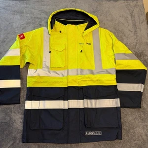 Kontra 9472 Parka High Visibility Waterproof Workwear Jacket Safety Coat - Picture 1 of 7