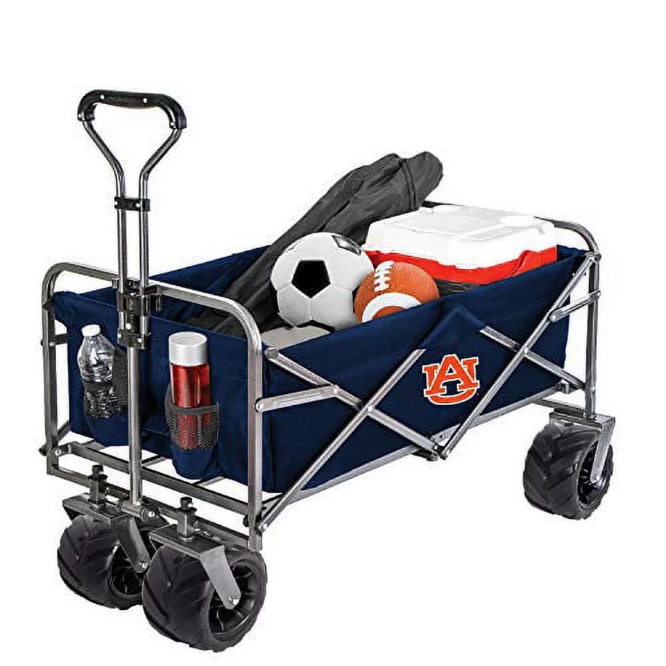 Smart Design 7051042 Collegiate Heavy-Duty Utility Collapsible Sports Wagon,
