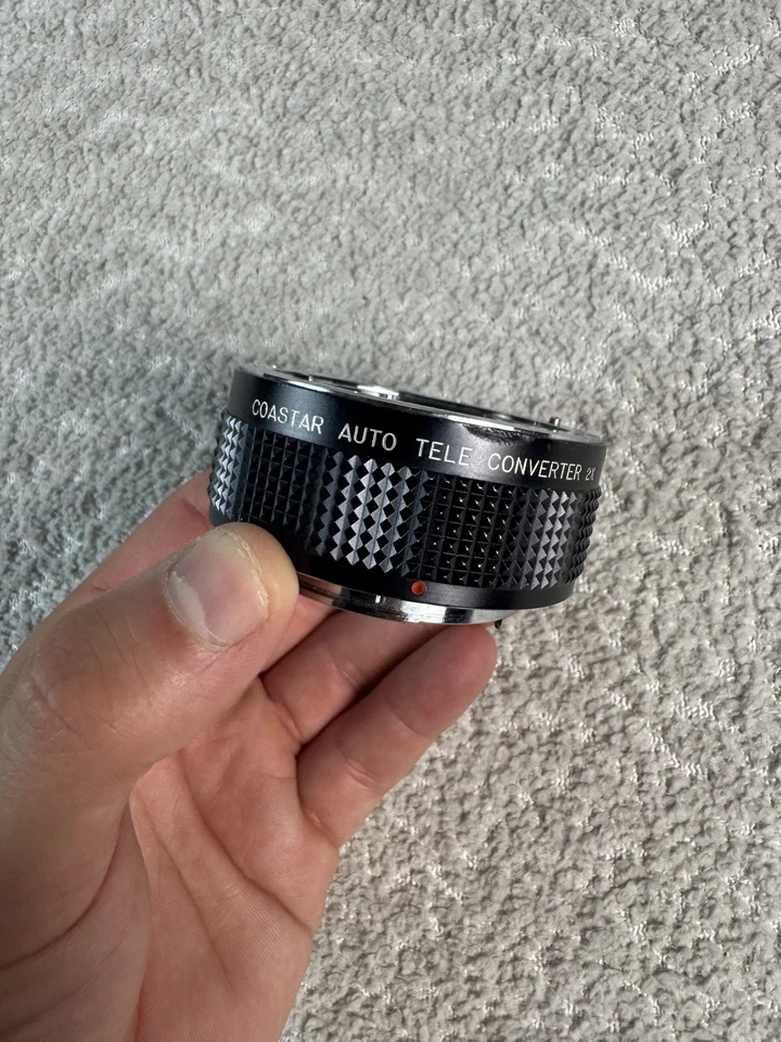 Vintage Coastar Auto Tele Converter 2x Japan Camera Lens Adapter Manual Focus - Image 1 of 4