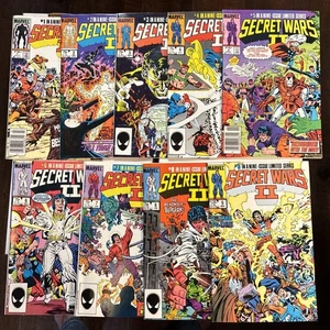 SECRET WARS #1 - 9 (Complete Series) Very Nice See Pics - Picture 1 of 24