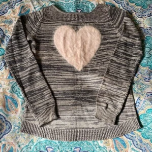 Crazy 8 Sweater For Girls. Size XL . Long Sleevess . Gray . Preowned. - Picture 1 of 4