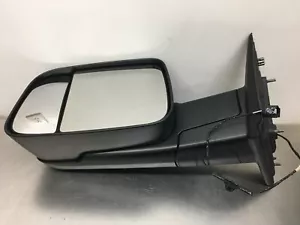 2013-2018 Ram 1500 2500 Truck Left Driver Side *Manual Towing Door Mirror OEM - Picture 1 of 6