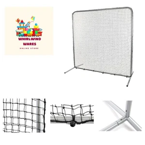 Steel Frame Field Screen, Baseball/Softball Practice Net and Backstop, 10' x ... - Picture 1 of 7