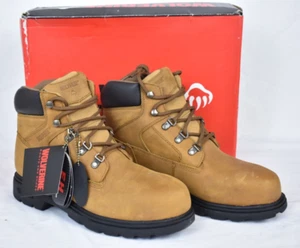 Neu Herren Wolverine Hartholz 6" Stahlkappe elektrische Gefahr wasserdicht Slip 9,5 - Bild 1 von 15