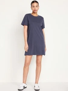 Old Navy Mini T-Shirt Kleid mit Rundhalsausschnitt - Bild 1 von 20