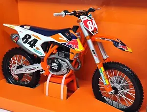 Maisto 1/6 KTM 450 SX-F Factory Edition '18 Jeffrey Herlings Motocross Motorbike - Bild 1 von 5