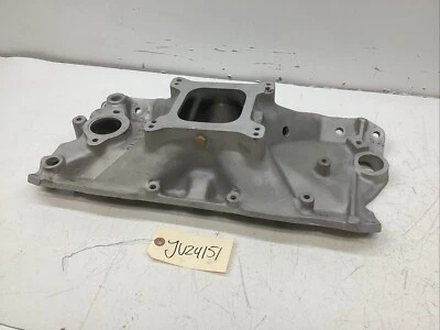 VINTAGE WEIAND 7546 CHEVROLET 350 SMALL BLOCK ALUMINUM HIGH RISE INTAKE MANIFOLD - Image 1 of 4