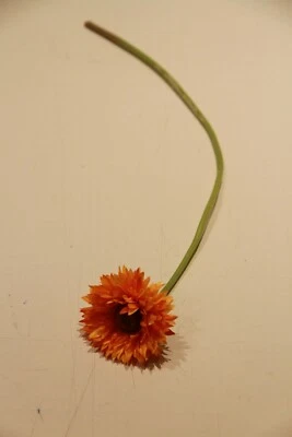 Blume Gerbera orangefarbene Blüte 44 cm Kunstblume - Bild 1 von 3
