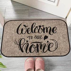 Floor Rug Decorative Doormat Anti-slip Outdoor Indoor Door Mat for Entryway - Picture 1 of 18