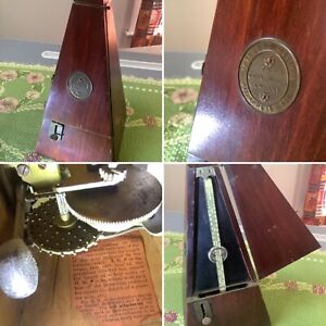 Antique John Church Company Improved Maelzel Metronome, (will Work, Needs Key)