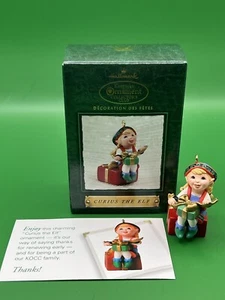 Hallmark 2002 "Curius The Elf" | Club Member Exclusive Christmas Ornament - Picture 1 of 2