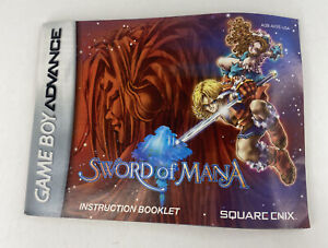 Sword Of Mana Nintendo Game Boy Advance, 2003 GBA RPG - Manual ONLY