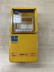 Clipsal Wilco WMCDIN115 15 A Socket Outlet Din Enclosed Metal Clad - Picture 1 of 2