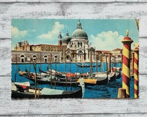 AK Venezia Venedig Basilica Salute Basilika Gondel Architektur Postkarte Vintage - Picture 1 of 2