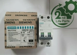 Interruptor de protección de potencia SIEMENS 5SL6 216-6 - NUEVO/EMBALAJE ORIGINAL - worldwide ship, factura - Imagen 1 de 1