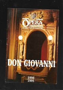 Don Giovanni Program 1994 1995 Opera Of Avignon And The Vaucluse Region E27H - Picture 1 of 12