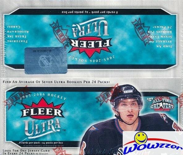 2005/06 Fleer Ultra Hockey HUGE 24ct Retail Box--Sidney Crosby, Ovechkin RC Year