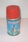 1957 JET PATROL Metal THERMOS - Intact - No Rattle - Great Colors - Aladdin WOW