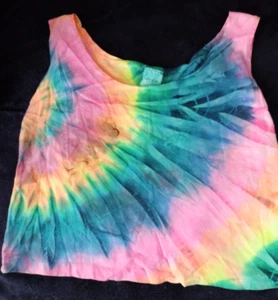 Tank Top--Tye Die Multi-Color-Size Small-100% Cotton - Picture 1 of 3