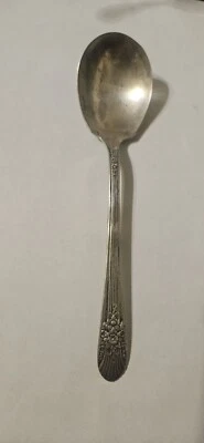 Cuchara vintage de plata de ley del siglo  Foto 1 de 4