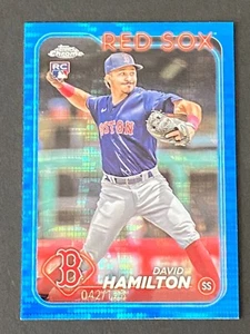 David Hamilton 2024 Topps Chrome Blue Sonar Refractor RC #49 #ed 42/125 - Picture 1 of 10