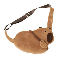 Stuffed Animal Sling Bag Capybara Shoulder Chest Bags Animal Pattern Casual Bag