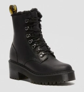 Dr. Martens 7 Loch Leona FL Black Maldova WP - Picture 1 of 16
