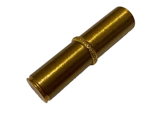 VINTAGE LANOLITE REVLON SICHERLICH ROT GOLDFARBEN LIPPENSTIFT TUBE LEER - Bild 1 von 3