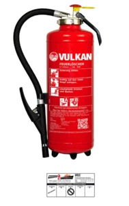 Vulkan SK6S 6l Estintori a Schiuma Estintore 10LE Incl. Placca U.Supporto - Foto 1 di 6