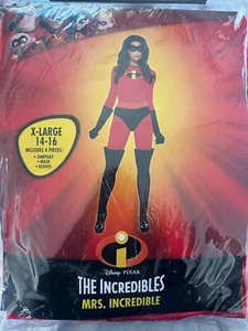 NIP DISNEY MRS INCREDIBLE COSTUME COSPLAY WOMEN'S XL 14-16 - Picture 1 of 2