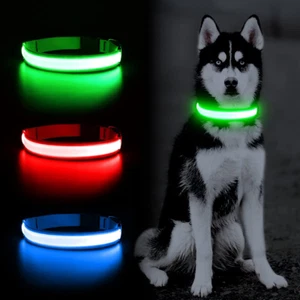 Yfbrite Ultra Light up Dog Collar - Adjustable LED Dog Collar - Waterproof Dog C - Picture 1 of 12