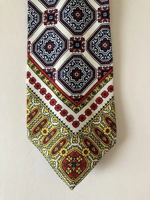 Corbata Jean Paul Cartier Hombre Poliéster Multicolor Geométrica Ancha 56" Foto 1 de 4