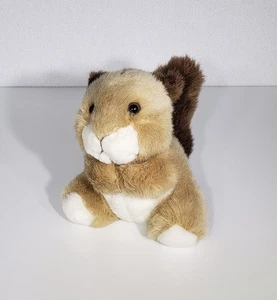 1994 niedliches Stofftier R Us Geoffrey hellbraunes Eichhörnchen Plüschtier Stofftier Spielzeug 6 Zoll gebraucht, in einwandfreiem Zustand - Bild 1 von 8