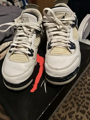 Jordan 4s? Size 6Y Midnight Navy colorway – lightly used with OG box. - Image 1 of 3