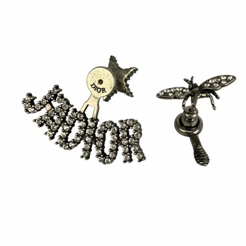 Orecchini Dior JADIOR strass asimmetrici stella ape colore argento AA usati 2bbfeb6