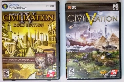 Sid Meier's Civilization IV & V Gold Edition PC Windows  - Image 1 of 4