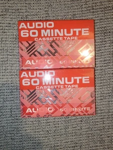 Audio Cassette Tapes 90 Minute (2) Normal Bias New Sealed - Picture 1 of 2